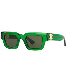 in stock Luxury Green Sunglasses With Uv Protection, Luxury Modern Green Sunglasses, Luxury Green Sunglasses With Mirrored Lenses, Luxury Green Retro Sunglasses, Luxury Green Sunglasses With Square Frame, Botegga Venetta Sunglasses, Luxury Green Polarized Sunglasses, Luxury Green Sunglasses With Gradient Lenses, Designer Green Sunglasses With Gradient Lenses