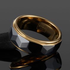 A ring truly fit for a king. Meet King, a tungsten carbide masterpiece fused with a highly-polished prism ion-plated finish. The magnificent shine produced by King is guaranteed to turn heads in any situation. Quality Rings, Rings Bands, The Royal Collection, King A, Handcrafted Rings, A King, Tungsten Carbide, The Ring, Free Jewelry