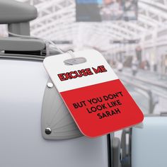 "Introducing our custom plastic funny luggage tag - the perfect way to add a touch of humor and personality to your travels! Made from durable plastic, this tag is designed to withstand the wear and tear of travel while keeping your luggage easily identifiable. Our custom luggage tag is fully customizable, allowing you to add your own unique touch to your luggage. Choose from a variety of funny and quirky designs or create your own using our user-friendly design tool. The tag can also be personalized with your name, address, and contact information, ensuring that your luggage is always returned to you in case of loss. This tag is not only functional but also a great conversation starter. It will bring a smile to your face and those around you, making your travels even more enjoyable. Plus, Customizable White Luggage Tag For Travel, Funny Luggage Tags, Shower Funny, Custom Bag Tags, Custom Luggage, Personalized Luggage, Custom Luggage Tags, Travel Luggage Tag, Great Conversation Starters