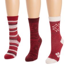 Cozy up your life with these trendy 3 pair pack MUK LUKS boot socks! With 3 different pairs you will have the perfect pair to go with any outfit. Machine wash on gentle cycle, no bleach, tumble dry low heat. 3 Pair Pack Multiple colors and pattern One Size (Fits Shoe Sizes 6-11) Muk Luks Boots, Knit Boot Socks, Knit Boot, Cabin Socks, Summer Sock, Suede Slippers, Knit Boots, Summer Slippers, Platform Slippers