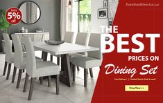 the best prices on dining set from furniture direct