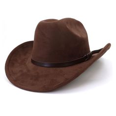 PRICES MAY VARY. Material - The cowgirl cowboy hat is made of premium material (100% Polyester), which makes the hat feel soft, smooth and light to the touch. Using high-quality materials, exquisite craftsmanship, and not easily deformed.This felt cowboy hat is perfect for festival and party Measurement&Size - Cowboy hats for men women designed with adjustable innner rope. Brim Width: 8cm/3.1", Hat Height: 12cm/4.7", Circumference: 56-58cm/22-22.8". This cowgirl hat cowboy hat is suitable for mo Cowboy Hats For Men, Cowboy Hat Design, Felt Cowboy Hat, Felt Cowboy Hats, Western Cowboy Hats, Cowgirl Cowboy, Cowgirl Hat, Halloween Costume Accessories, Cowgirl Hats