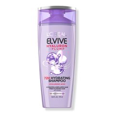 Elvive Hyaluron Plump Hydrating Shampoo - L'Oréal | Ulta Beauty Elvive Shampoo, Loreal Shampoo, Shampoo Brands, Hydrating Shampoo, Hair Locks, Hair System, Purple Shampoo, Sodium Lauryl Sulfate, Online Grocery Shopping