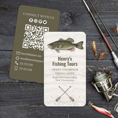 the fishing ticket is next to some fishing gear