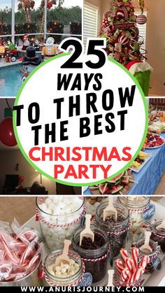 Amazing ways to throw the best Christmas party Christmas Eve Family Party Ideas, Hosting Xmas Party, Christmas Morning Party Ideas, Christmas House Warming Party Ideas, Christmas Party Decorations Outdoor, Christmas Parties Ideas For Adults, Family Christmas Eve Ideas, Daytime Christmas Party, Breakfast With Santa Decorations Ideas