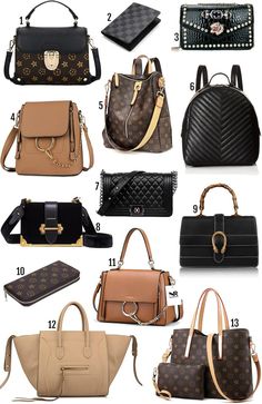 Elle Beauty, Purse Trends, Fake Designer Bags, Cheap Purses, Fake Designer, Green Handbag, Cute Handbags