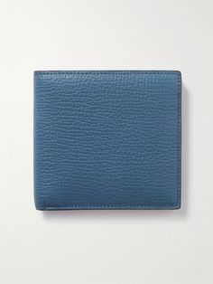 This 'Ludlow' billfold wallet has been crafted in Italy from Smythson's full-grain 'Burlington' leather that'll only get better with age. It features eight card slots, two slip pockets and ample room for notes or receipts, and comes in a presentation box that makes it great for gifting. Designer Leather Wallet With Smooth Grain, Classic Blue Business Wallets, Blue Leather Wallets For Formal Occasions, Blue Rectangular Trifold Wallet With Interior Card Slots, Formal Blue Leather Wallet, Blue Leather Formal Wallets, Classic Blue Leather Wallet, Classic Blue Leather Wallets, Designer Blue Bifold Wallets