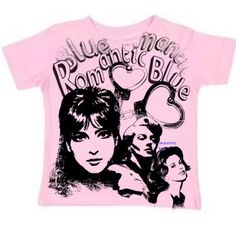 Romantic Blue Trio tee Snooki And Jwoww, Romantic Blue, Brand Ideas, Pretty Shirts, Punk Outfits, Screen Printing Designs, Blue Tee, Kawaii Clothes, Pink Shirt