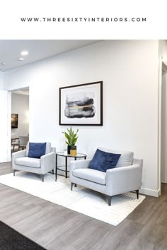 the living room is clean and ready for us to use in its new owner's home