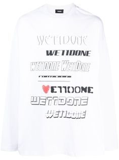 White Long Sleeve T-shirt With Letter Print, White Long Sleeve Letter Print T-shirt, Long Sleeve Cotton T-shirt With Logo Print, White Long Sleeve T-shirt With Logo, White Sweatshirt With Logo Print, Relaxed Fit, Cotton Logo, Mens Activewear, Size Clothing, White Sweatshirt