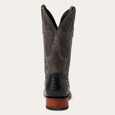 Our exotic boots are made with the same care and consideration that goes into our legendary headwear, resulting in the ultimate mix of heel-to-toe comfort, rugged durability, and timeless western style. Crafted in the bootmaking capital of León, Mexico—where the tradition of creating frontier-ready leather footwear dates back to the mid-17th century— each pair takes approximately 40 hours and 200 individual steps to complete. They are lasted, stitched and tooled entirely by hand, using high-qual Cowboy Silhouette, Modern Cowboy, Luxury Materials, Ostrich Boots, Handcrafted Boots, Leather Footwear, 17th Century, Western Style, Green Leather