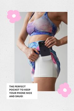 The perfect pocket to keep your phone nice and snug! NEW Breeze Runners | New Arrivals! | Electric Euphoria Collection | Shop aloha inspired tanks, tees, activewear, and accessories at Love Fitness Apparel - designed with aloha in Hawaii Supportive Activewear With Built-in Shorts For Workout, Versatile Compression Sports Bra, Versatile Sports Bra With 4-way Stretch, Functional Summer Activewear With Built-in Bra, Functional Nylon Sports Bra For Summer, Supportive Nylon Sports Bra For Summer, Versatile Sports Bra For Pilates And Summer, Practical Go-dry Activewear For Workout, Versatile Summer Activewear For Pilates