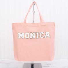 Personalized Canvas Tote Bags - Custom Varsity Chenille Letters (Copy) - Threadart.com Thread Rack, Personalized Canvas Tote, Canvas Totes, Personalized Canvas, Beach Gifts, Embroidery Supplies, Personalised Canvas, The Tote Bag, Custom Bags