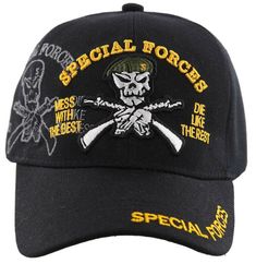 NEW US ARMY SPECIAL FORCES MESS WITH THE BEST CAP HAT BLACK NEW US ARMY SPECIAL FORCES MESS WITH THE BEST CAP HAT BLACK NEW - WITH TAGS 100% High End Acrylic Logos and designs are fully embroidered Size: One Size Fits All VELCRO ADJUSTMENT Shipping Payment Terms of Sale SHIPPING We ship Worldwide. We ship to USA 48 continental states, Item usually will be shipped out within 1~3 business days after payment received. We only ship to confirmed addresses. Non USA Customers: First Class International Black Military Baseball Cap With Flat Bill, Military Style Black Baseball Cap With Flat Bill, Black Military Flat Bill Baseball Cap, Black Military Style Flat Bill Baseball Cap, Black Military Trucker Hat, Military Style Black Snapback Cap, Military Style Black Snapback Hat, Military Style Black Snapback Hat With Flat Bill, Black Military Style Snapback Hat With Flat Bill