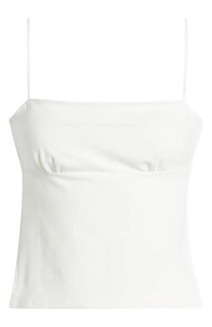 EDIKTED Jinx Open Back Camisole | Nordstrom Backless Shirt, Fabric Gift Bags, Fabric Gifts, Free Fabric, The Sunshine, Your Back, Square Neck, Open Back, Cotton Blend