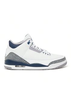 Item: Nike Air Jordan 3 Retro Midnight Navy

Brand: Nike

Model Number / SKU: CT8532-140

Sizing: Men's

Condition: Brand New With Box, 100% Authentic!Nike Air Jordan 3 Retro Midnight Navy CT8532-140 Men's Fashion Sneaker New Blue and White         Sports & Outdoor Shoes, size features are:Bust: ,Length: ,Sleeve Length: Jordan 3s Blue, Jordan Threes, Jordan 3 Blue, Baddies Hairstyle, Jordan 3s, Nike Air Jordan 3, Blue Jordans, Nike Retro, Pretty Shoes Sneakers