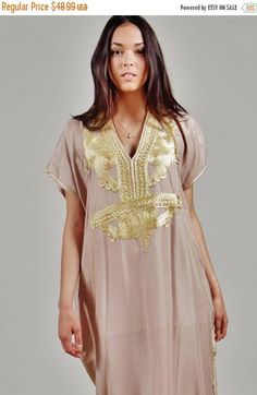 Kaftan Caftan 25% OFF Autumn Dress Sale// Beige Marrakech Maternity Gifts, Cruise Dress, Moroccan Kaftan, Moroccan Dress, Moroccan Caftan, Dress Beige, Valentines Gifts For Him, Autumn Dress, Boho Designs