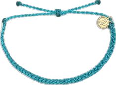 Mini Braided Solid Pacific Blue Summer Blues, Pura Vida Bracelets, Pacific Blue, Summer Blue, Take A Shower, Blue Bracelet, Natural Look, Classic Style, Color Pop