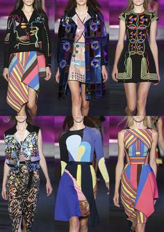 peter-pilotto-ss15-london-vogue Afrocentric Clothing, Peter Pilotto, 2015 Trends, Fashion Catalogue, African Inspired