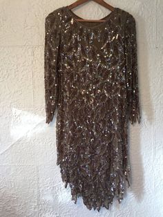 Vintage Sequined Flapper Dress by TallTaleVintage on Etsy New Years Eve Celebration, Gatsby Themed Party, New Year's Eve Celebrations, Themed Party, Gatsby, New Years Eve, Sequin Dress