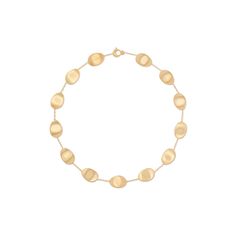 Marco Bicego Jewelry - Lunaria 18K Yellow Gold Short Necklace | Manfredi Jewels Gold Short Necklace, Gentle Movement, Gold Plates, Love Of Nature, Blowing In The Wind, Gold Shorts, Hand Molding, Plate Frames, Short Necklace