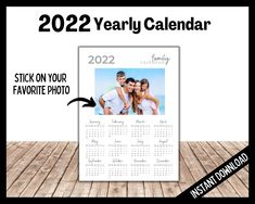 a calendar with an image of two people on it and the date for each photo