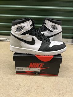 shoe: Jordan 1 Retro High OG Stage Haze size: 9.5 condition: 8.5+/10 flaws: very light wear on soles and uppers original all (box, laces, etc.): Yes price: $129.99 All items are 100% authentic guaranteed and shipped with 2 days unless otherwise stated. more pictures can be sent upon request. Will ship within 24 hours of payment! If you have any questions, please let me know! happy bidding! Jordans 1s, Air Jordan 1s, Jordan 1s, Super Clean, Jordan 1 Retro High, Jordan 1 Retro, Jordan 1, Air Jordans, Athletic Shoes