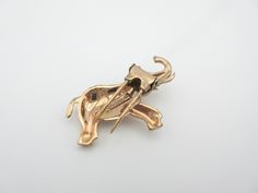 "Vintage signed Nettie Rosenstein running jeweled Elephant fur clip brooch in sterling silver with jeweled accents. I have 2 of these and the larger one is in another listing in my store. In fine condition this one measures 1 1/2\" long by 1\" tall." Nettie Rosenstein, Bird Costume, Georg Jensen, Sterling Silver Flowers, Antique Earrings, Topaz Gemstone, Silver Flowers, Gorgeous Design, Chandelier Earrings