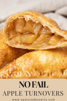 Easy Apple turnovers Puff Pastry Apple Turnovers, Home Tea Party, Perfect Flaky Pie Crust, Puff Pastry Apple, French Tart, Apple Pastry