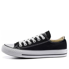 Converse (Jennie) Chuck Taylor All Star Core Black/White Canvas Shoes/Sneakers Classic Converse Canvas Shoes For Streetwear, Black Classic Lace-up Canvas Shoes, Classic Black Lace-up Canvas Shoes, Jennie Converse, Star Core, Black White Canvas, White Canvas Shoes, Black And White Canvas, Converse Chuck Taylor All Star