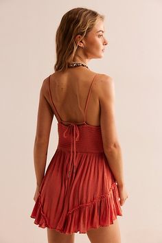 Red Mango, Free People Romper, Free People Summer, Free People Dress, Small Bust, Jeans Dress, Playsuit, Boho Outfits, Shoulder Straps