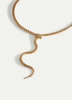 Sidney Garber 18K Yellow Gold Wrap Around Snake Lariat Necklace with Diamonds - Bergdorf Goodman Wrap Around Snake, Necklace With Diamonds, Gold Wrap, Illustration Fashion Design, Illustration Fashion, Lariat Necklace, Bergdorf Goodman, Wrap Around, Fashion Illustration