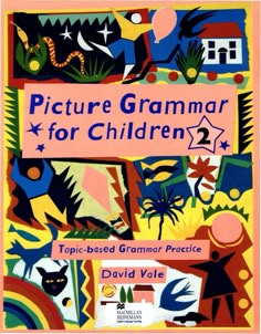 the book cover for picture grammar for children