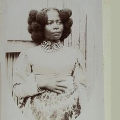 A stunning Victorian Madagaskan beauty . Its PRE-AFRO with a very creative twist!   For more like this visit: https://www.facebook.com/afroditewigs Travel Africa, Hair Afro, Afro Textured Hair, Bonnie Bennett, Vintage Black Glamour, Beauty Mask, Katherine Pierce, Caroline Forbes, African Hairstyles