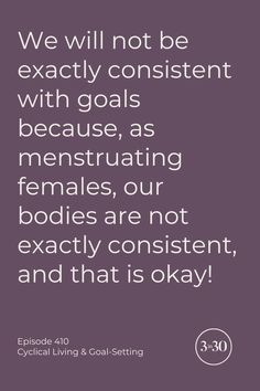 ✨ Have you explored cyclical living and its impact on goal-setting? As women, our energy and motivation fluctuate throughout the month due to our menstrual cycles, and this TRUTH can transform how we approach our goals. Discover how to align your aspirations with your cycle for greater harmony and success. Click the link to learn more! | 3 in 30 Podcast | Phases of Menstruation | Menstrual Cycle |