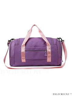 BagForLove - Stylish Oxford Cloth Gym & Travel Bag for Women with Spacious Storage Product Description Color Purple Pattern Type Plain Material Polyamide Closure Type Zipper Style Sporty Bag Size Large Composition 100% Nylon Size Chart INCH CM Bag Length Bag Width Bag Height 20.9 inch 8.7 inch 9.4 inch Bag Length Bag Width Bag Height 53 cm 22 cm 24 cm Details Pictures Similar Products h2 { text-align: center; } /* æ¢è¡ */ li{ white-space: normal; word-break: break-all; word-wrap: break-word; } .red-box { width: 100%; display: flex; flex-direction: row; flex-wrap: wrap; justify-content: center; } .red-box > div { width: 190px; height: 250px; margin: 10px; } .red-box > div > a > img { width: 190px; height: 250px; } .size-box { width: 100%; margin: auto; white-space: nowrap; } .table { bord Purple Large Capacity Backpack Shoulder Bag, Purple Large Capacity Backpack, Large Capacity Travel Bag For Sports, Gym Shoulder Bag With Adjustable Strap, Functional Purple Bag For Daily Use, Large Capacity Purple Bags For Daily Use, Purple Large Capacity Bags For Daily Use, Functional Purple Bag With Adjustable Strap, Large Capacity Tote Bag For Gym