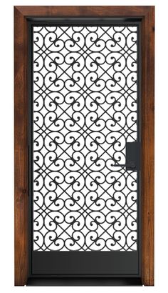 Metal Screen Door Ideas, Casita Exterior, Screen Door Ideas, Diy Panel Door, Metal Screen Doors, Dutch Doors Exterior, Solid Wood Front Door, Front Entry Door, Doors Entry