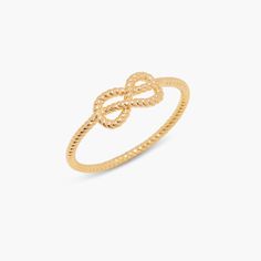 Discover the perfect blend of traditional marine style and modern sophistication with our one-of-a-kind Crew Ring. Expertly crafted from solid gold and elegantly designed with a nautical look, it's the perfect accessory for any occasion. Dare to be different - wear the Crew Ring and turn heads with its bold, unique style. Available in 14k gold plated brass Band width: 1mm Protected with an anti-tarnish barrier SKU: BYR1094 Adjustable Infinity Ring For Formal Occasions, Elegant Gold Infinity Stackable Rings, Adjustable 14k Gold Midi Rings For Formal Occasions, Adjustable Gold Plated Rings For Formal Occasions, Adjustable White Gold Plated Rings, Elegant Adjustable Infinity Midi Rings, Gold Infinity Ring Jewelry, Yellow Gold Infinity Rings For Formal Occasions, Luxury Gold Infinity Ring