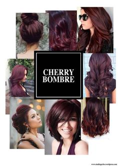 Причёски ❀ HAIRSTYLE ❀ Coiffure BEAUTIFUL Colour Cherry Hair, Burgundy Hair, Haircut And Color, Grunge Hair, Hair Today, Great Hair, Hair Skin, Gorgeous Hair