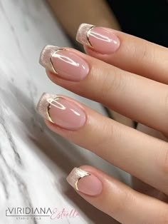 Classy Nails Extension, Cream Nails Designs Classy, Cream Nail, Bentuk Alis, Nails Yellow, Elegant Nail Designs, Simple Gel Nails