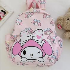 If You Have Any Questions, Feel Free To Ask Also, I Do Consider Any Reasonable Offers And I Do Accept Bundles Kawaii Cartoon Print Backpack, Cute Student Backpack With Cat Design, Kawaii Backpack With Cat Design For Students, Kawaii Cat Design Backpack For Students, Cute School Backpack With Cartoon Print, White Harajuku Backpack For Back To School, Back To School Harajuku Style White Backpack, White Harajuku Style Backpack For Back To School, Cute Backpack With Cat Design For Back To School