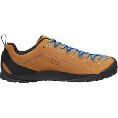 By blurring the lines between approach shoes and casual sneakers, the Keen Jasper Shoe has earned a spot on our feet. These kicks offer a premium leather upper that molds to our foot over time and offers reliable durability, while the non-marking rubber outsole offers a distinct look and plenty of tacky traction on the trail or around town. Breathable Leather Lace-up Trail Running Shoes, Casual Leather Lace-up Trail Running Shoes, Ergonomic Lace-up Walking Shoes With Vibram Sole, Functional Low-top Leather Running Shoes, Rugged Lace-up Walking Sneakers, Rugged Suede Sneakers With Plain Toe, Fade-resistant Brown Lace-up Walking Shoes, Outdoor Suede Sneakers With Plain Toe, Suede Sports Walking Shoes With Rubber Sole