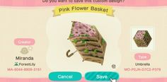 the pink flower basket has an umbrella and is on sale for $ 4, 899