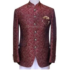 Pure soft karandi textured maroon prince coat design Indian Wedding Suits Men, Formal Attire For Men, Jodhpuri Suit, Prince Coat, Groom Dress Men, Wedding Dresses Men Indian, Blazer Outfits Men, Slim Fit Suit Men, Mens Kurta Designs