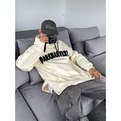 Heavy cotton hoodie, ribbed cuffs/hem, kangaroo pocket, button closure at seams, plastisol puff print logo at chest, embroidered star patch on hood. Composition: 100% Heavyweight Cotton. Sizing: US/EU Regular Fit Model: 174cm/55kg 5'8/121lbs wearing size L Cotton Hip Hop Sweatshirt For Outdoor, Hip Hop Cotton Sweatshirt For Outdoor, Hip Hop Hoodie With Pockets, Cotton Hoodie With Kangaroo Pocket For Urban Adventures, Hip Hop Hoodie With Kangaroo Pocket, Hip Hop Hoodie With Ribbed Cuffs, Cotton Hip Hop Hoodie With Kangaroo Pocket, Puff Print, Cotton Hoodie