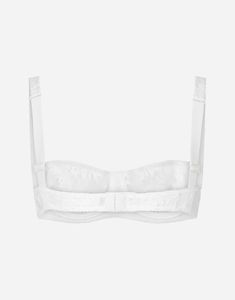 Lace balconette bra: White Straps with branded buckles Adjustable, 2-position hook-and-eye fastenings on the back Made in Italy Lace Balconette, Latest Bra, White Bras, Balconette Bra, Bra Women, Stretch Lace, Lace Bra, White Lace, Dolce And Gabbana