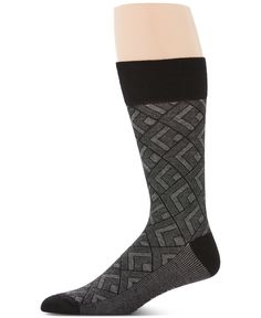 in stock Black Business Socks For Winter, Fitted Black Business Socks, Black Formal Winter Socks, Formal Black Winter Socks, Luxury Socks, Perry Ellis, Dress Socks, Diamond Pattern, Mens Socks