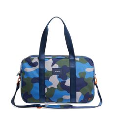 state bags rockaway duffle polyester canvas camo front view click to zoom Travel Gym Bag With Adjustable Strap, Casual Rectangular Duffle Bag With Removable Pouch, Large Capacity Blue Diaper Bag For Travel, Casual Shoulder Travel Bag, Casual Travel Luggage With Top Carry Handle, Travel Tote Bag With Adjustable Strap, Casual Double Handle Gym Bag For Travel, Travel Duffle Bag With Adjustable Strap And Tote Shape, Travel Diaper Bag With Luggage Sleeve