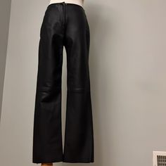 Dkny Fully Lined Real Leather Pants. Form Fitting Sexy Leather Is Warm In The Winter. Never Worn Bc They Were A Size Too Small For Me So Brand New Condition. Waist Is 27" And Length Is 37" Fitted Pants With Zip Fly, Fitted Full Length Pants With Zip Fly, Fitted Full-length Pants With Zip Fly, Full-length Leather Pants For Night Out, Full Length Leather Pants For Night Out, Real Leather Pants, Pants Form, Pants Color, In The Winter