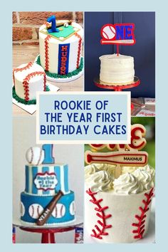 rookie year birthday cake Birthday Party Dessert Table, First Birthday Ideas, Birthday Party Desserts, Boy Birthday Party Themes, Party Dessert Table